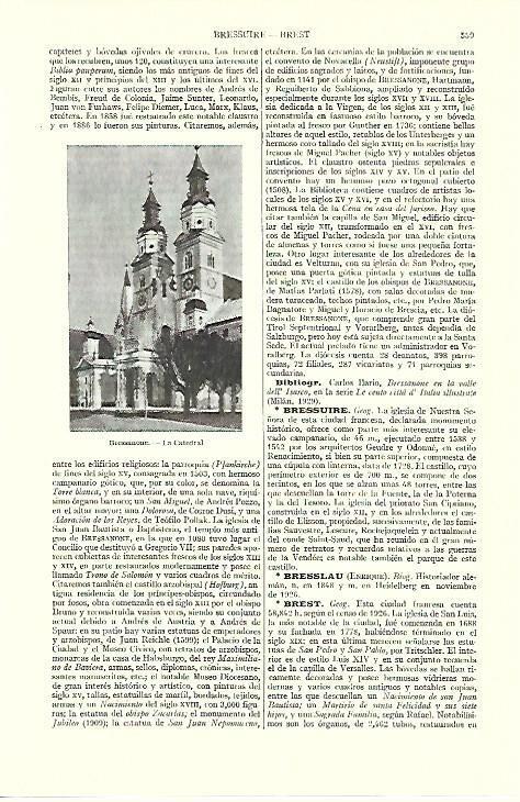 LAMINA ESPASA 39558: Catedral de Bressanone