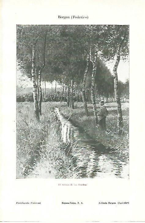 LAMINA ESPASA 39519: El Arroyo de las Truchas, por Federico Bergen