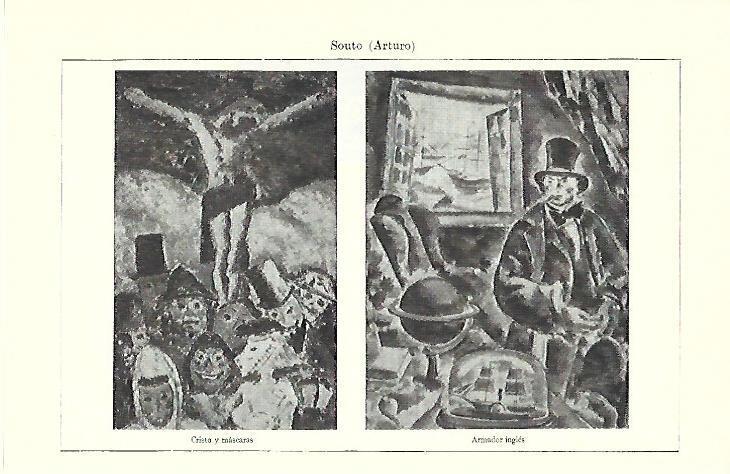 LAMINA ESPASA 39493: Cristo y mascaras y Armador ingles, por Arturo Souto