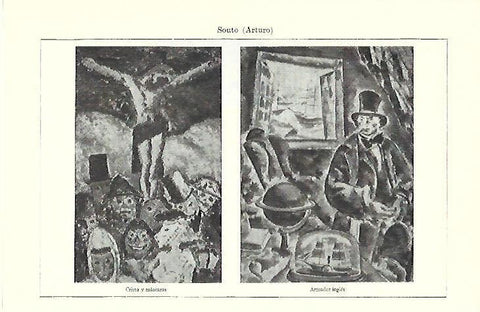 LAMINA ESPASA 39493: Cristo y mascaras y Armador ingles, por Arturo Souto