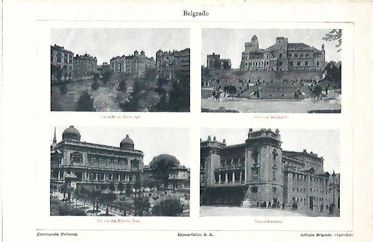 LAMINA ESPASA 39503: Edificios de Belgrado