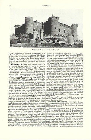 LAMINA ESPASA 39504: Castillo de Belmonte, Cuenca