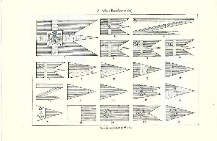 LAMINA ESPASA 39499: Banderas de Suecia