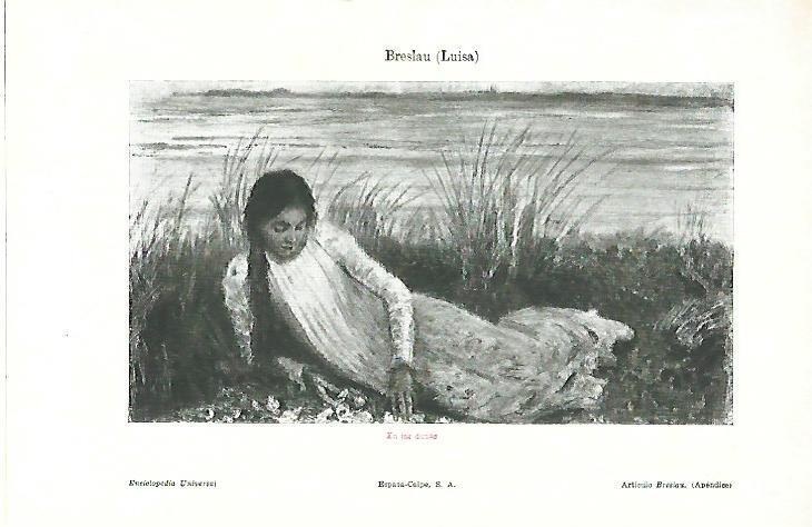 LAMINA ESPASA 39557: En las dunas, por Luisa Breslau