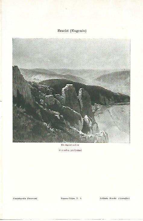 LAMINA ESPASA 39552: Rheingrafenstein, por E. Bracht