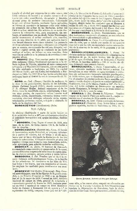 LAMINA ESPASA 39548: Teresa Boronat, por Zuloaga
