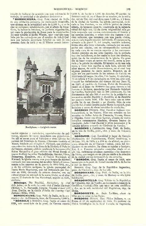 LAMINA ESPASA 39546: Iglesia de Bordighera