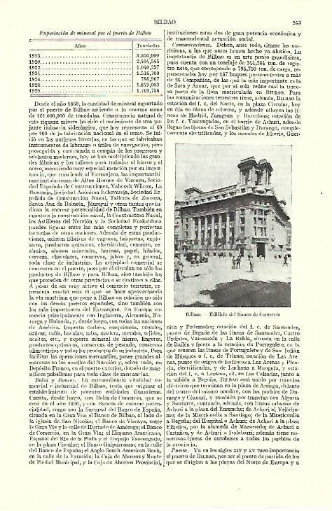 LAMINA ESPASA 39532: Banco de Comercio en Bilbao