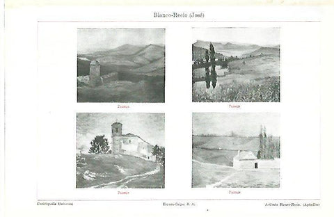 LAMINA ESPASA 39533: Obras de Jose Blanco-Recio