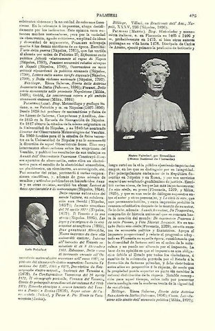 LAMINA ESPASA 39722: Luis Palmieri y busto de Mateo Palmieri por Rossellino