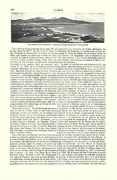 LAMINA ESPASA 39707: Puerto de la Luz en Las Palmas