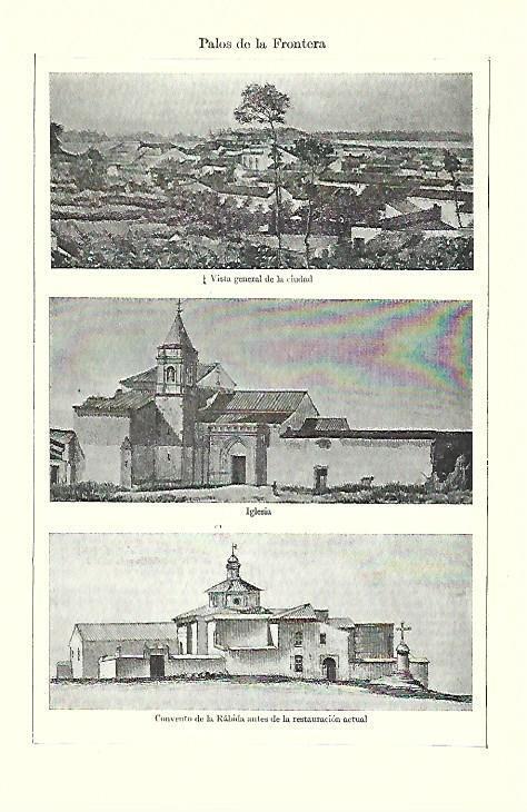 LAMINA ESPASA 39742: Iglesia y Convento de la Rabida en Palos de la Frontera