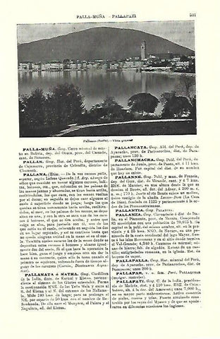 LAMINA ESPASA 39744: Vista de Pallanza, Italia