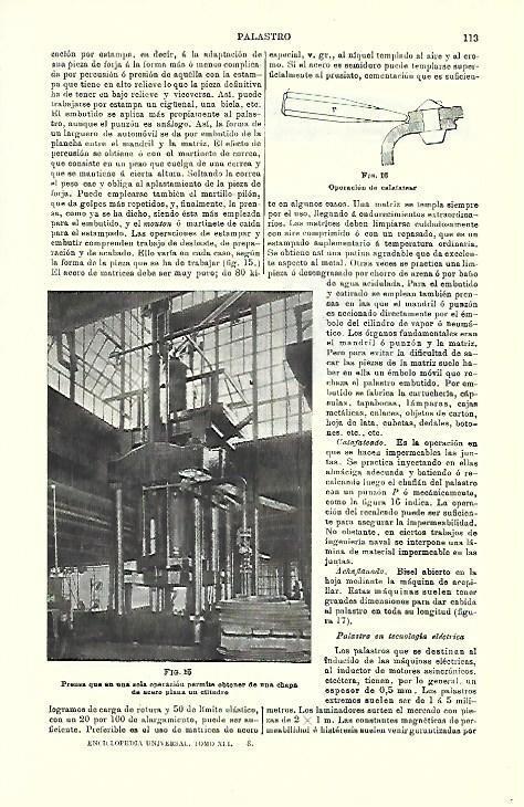 LAMINA ESPASA 39650: Prensa para acero