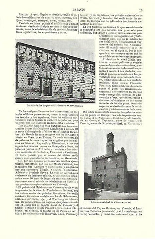 LAMINA ESPASA 39632: Palacio de los Duques del Infantado y Paalcio de Volterra