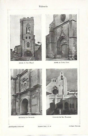 LAMINA ESPASA 39664: Iglesias de Palencia