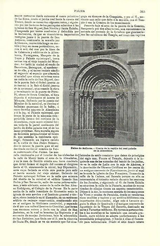 LAMINA ESPASA 39698: Puerta Capilla Real de la Almudeina de Palma de Mallorca