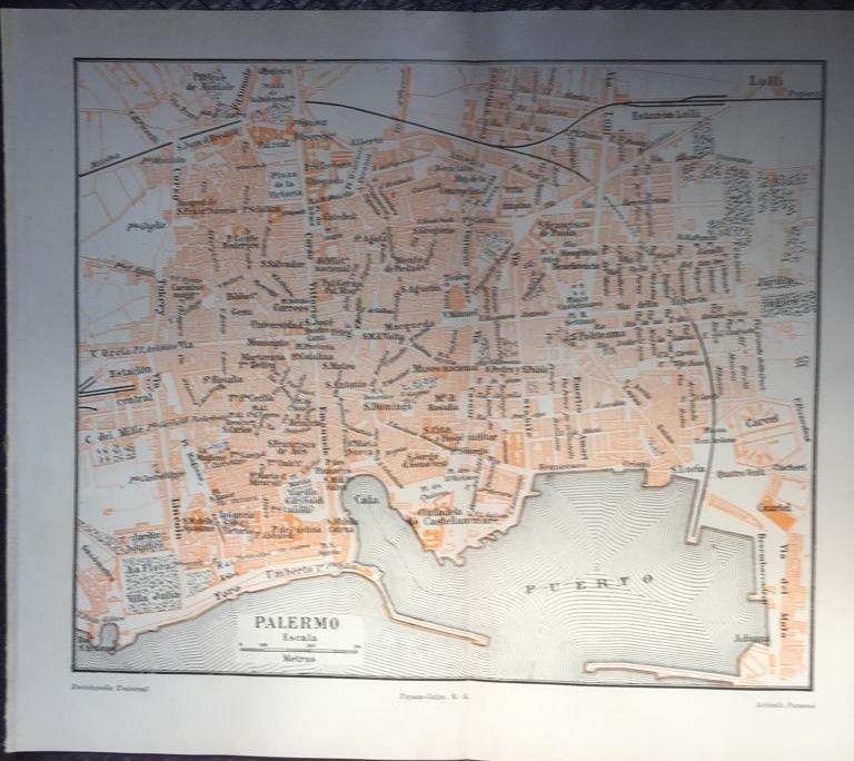 LAMINA ESPASA 39683: Plano de Palermo