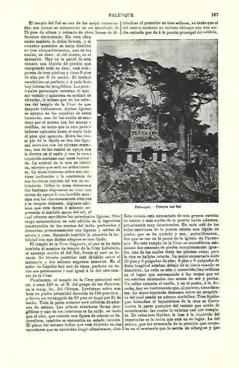 LAMINA ESPASA 39667: Templo del Sol en Palenque