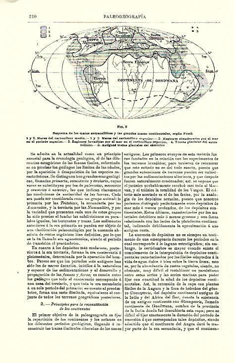 LAMINA ESPASA 39669: Esquema de los mares antracoliticos