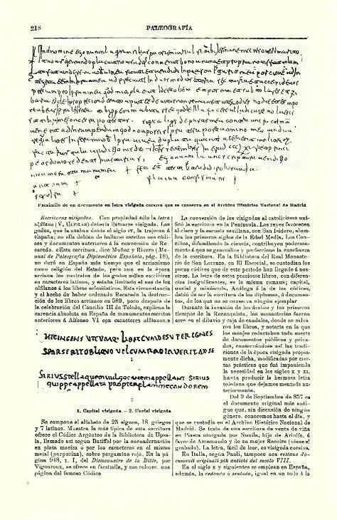 LAMINA ESPASA 39672: Documento con letra visigoda