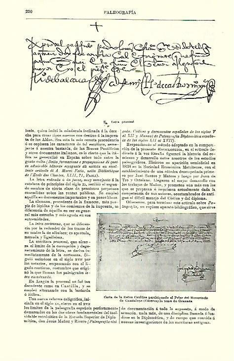 LAMINA ESPASA 39673: Muestra de letra procesal 