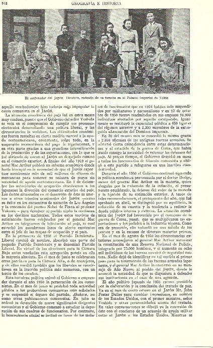 LAMINA ESPASA 39307: El emperador Hirohito de Japon y su familia