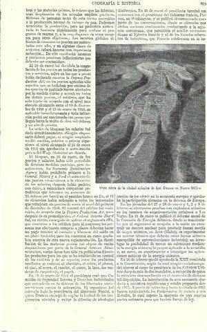 LAMINA ESPASA 39300: Vista aerea de Los Alamos en Estados Unidos