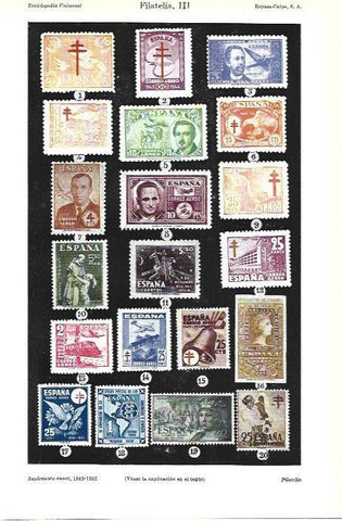LAMINA ESPASA 39282: Sellos de España entre 1944-1951