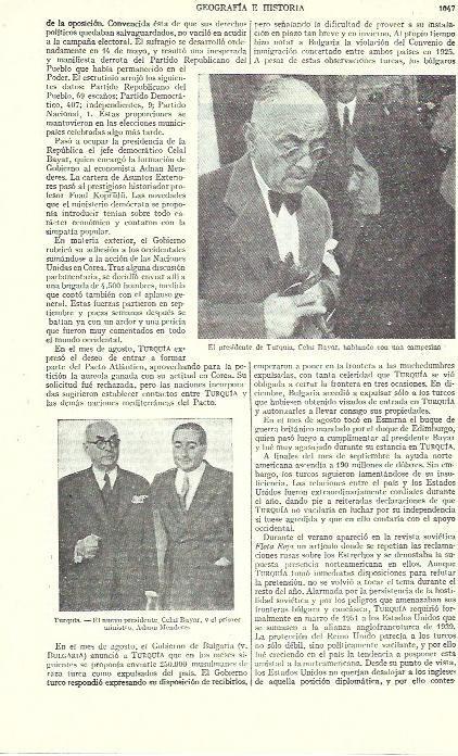 LAMINA ESPASA 39313: Celar Boyar, presidente de Turquia