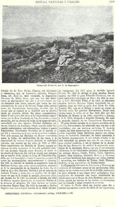 LAMINA ESPASA 39341: Paisaje del Montseny, por Campmany