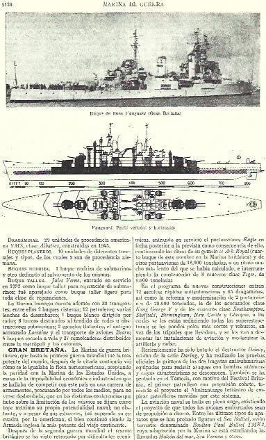 LAMINA ESPASA 39330: Buque de linea Vanguara