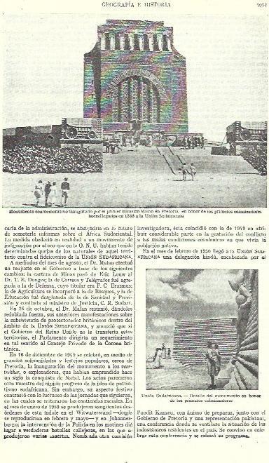LAMINA ESPASA 39314: Monumento al ministro Malan en Pretoria