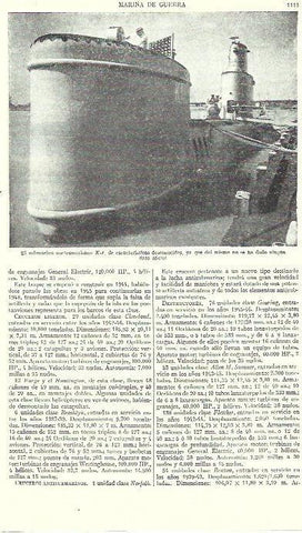 LAMINA ESPASA 39326: Submarino K-1 de Estados Unidos
