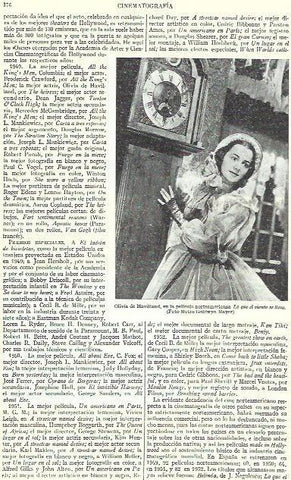 LAMINA ESPASA 39236: Olivia de Havilland en Lo que el viento de llevo