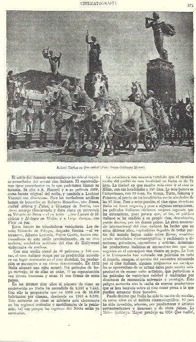 LAMINA ESPASA 39234: Robert Taylor en Quo Vadis