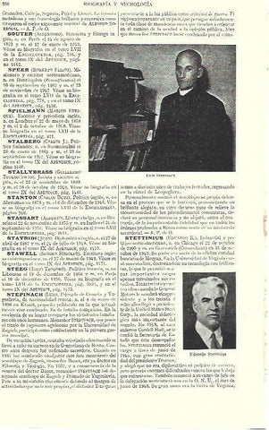 LAMINA ESPASA 39225: Luis Steonach y Eduardo Stettinius