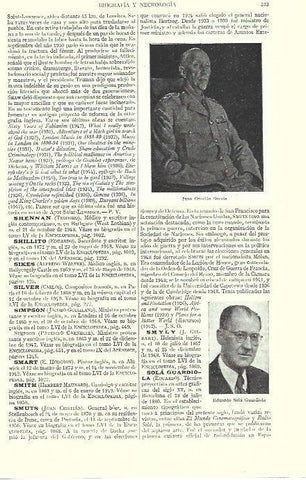LAMINA ESPASA 39224: Eduardo Sola y J. C. Smuts