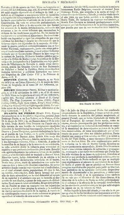 LAMINA ESPASA 39214: Eva Duarte de Peron