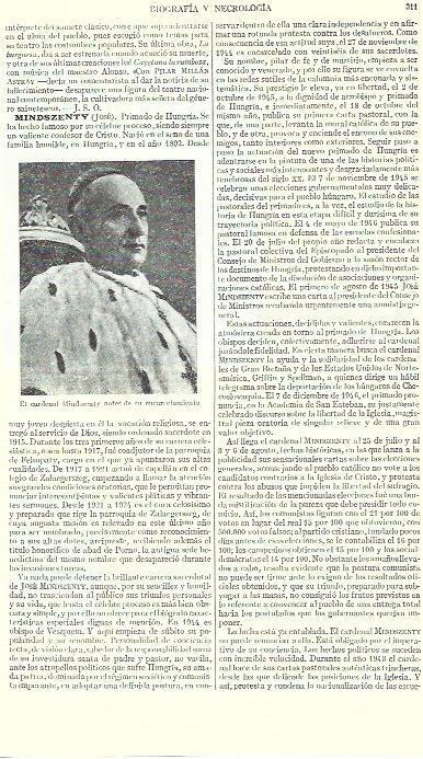 LAMINA ESPASA 39220: El Cardenal Mindszenty