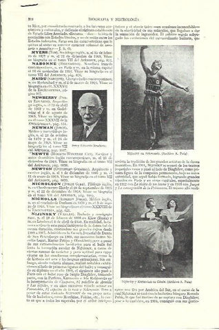 LAMINA ESPASA 39222: Vaslay Nijinsky
