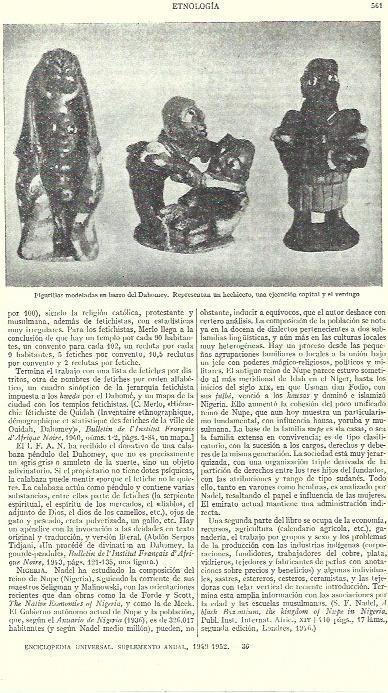LAMINA ESPASA 39272: Figurillas del Dahomey