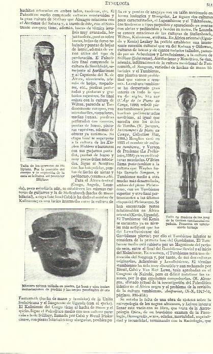 LAMINA ESPASA 39270: Esculturas de Africa