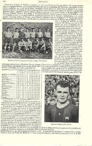 LAMINA ESPASA 39261: Atletico de Madrid y Kubaka