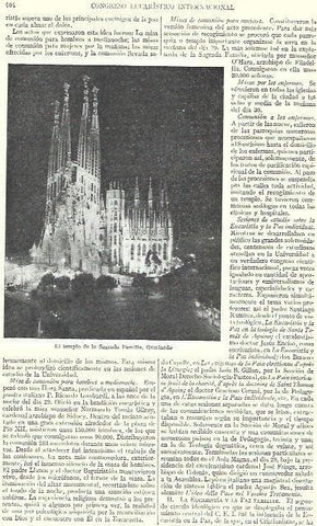 LAMINA ESPASA 39248: La Sagrada Familia en Barcelona