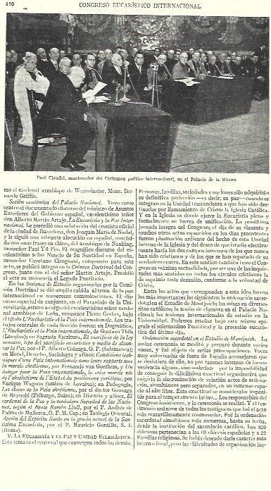 LAMINA ESPASA 39250: Paul Claudel en el Palau de la Musica