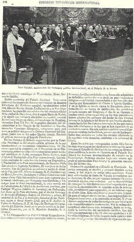 LAMINA ESPASA 39250: Paul Claudel en el Palau de la Musica