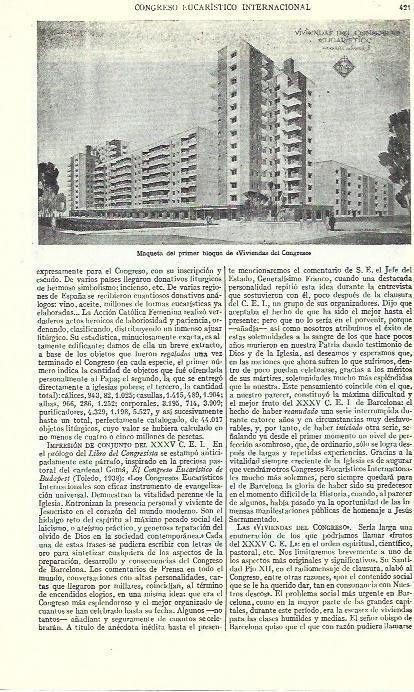LAMINA ESPASA 39255: Maqueta de las Viviendas del Congreso