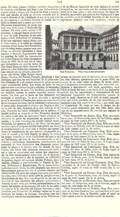 LAMINA ESPASA 39439: Ayuntamiento de San Sebastian