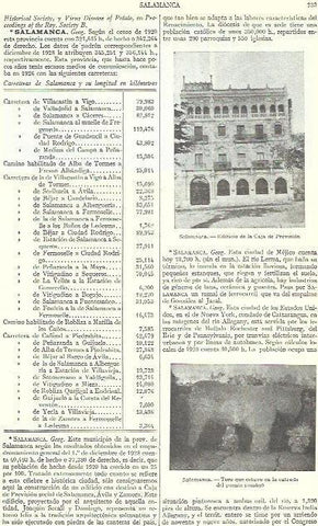 LAMINA ESPASA 39429: Caja de Prevision de Salamanca